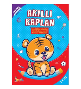 Akıllı Kaplan - Yaz-Sil-Kalemli