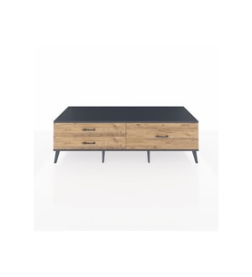 Kronos TV Ünitesi 3 Çekmeceli  176x59x51 Çam-Antrasit/Çam
