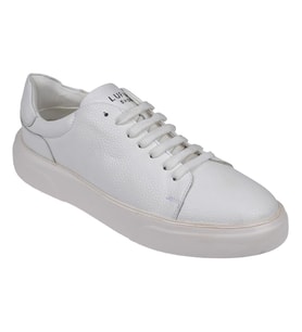 Lufian Hakiki Deri Erkek Spor Ayakkabı Sneaker LUF-TOMMY BEYAZ