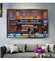 Altın Çerçeveli dekoratif tablo l609 (Gold)