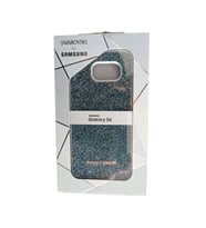 Galaxy S6 ile Uyumlu Zirkon Arka Kapak  Aurora Green (Altın)