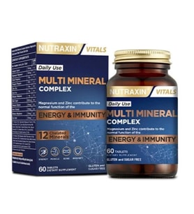 Nutraxin Multi Mineral Complex 60 Tablet (Krem)