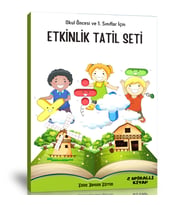 Okul Öncesi ve 1. Sınıflar İçin Etkinlik Tatil Seti (2 Kitap)