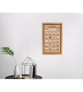 BK Home Coffee Tasarımlı Dekoratif Retro Ahşap Tablo-18