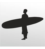Folyo Sticker Sörf 30cm Uzunluk (Karışık)