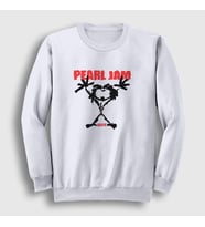 Presmono Unisex Beyaz Alive Pearl Jam Sweatshirt 73900tt (Beyaz)