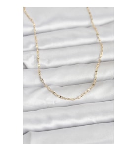 Mey İthalat® CM 14K Gold Renk Gemici Zincir Model 60 cm Kadın Kolye