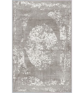 Eliana Home Baskılı, Yıkanabilir Kaymaz Taban Salon Halısı LNA1589-SD312 100x150 cm (Gri)