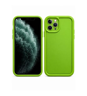 Yeşil iPhone 11 Pro Uyumlu Kamera Korumalı Telefon Kılıfı