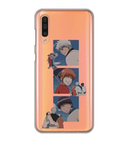 Samsung Galaxy A50 - A30S - A50S Uyumlu Gintama Tasarımlı Şeffaf Telefon Kılıfı