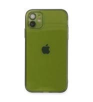 Apple İphone 12 Kılıf Fly Lens Silikon - Yeşil