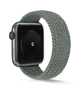 Apple Watch 38mm Uyumlu Kordon Örgü İşlemeli Esnek KRD-38 Small Kordon