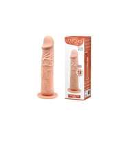 ETSMagaza Güçlü Vantuzlu Damarlı Soft Realistik Penis  Dildo