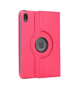 Apple iPad Mini 2021 (6.Nesil) Zore Dönebilen Standlı Kılıf (Koyu Pembe)