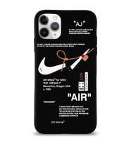 Apple iPhone 11 Pro Max Uyumlu Lansman Kılıf Sneakers Tasarımlı Altı Kapalı İçi Kadife Kaplı  Kapak (Şeffaf)
