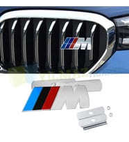 BMW M Logo Ön Izgara Böbrek Logo Amblem Arma Paslanmaz Çelik