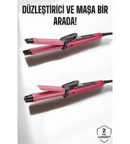 Saç Düzleştirici Ve Maşa İkili Saç Şekillendirici