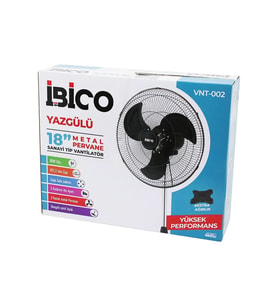 18 İNÇ 45.7CM SANAYİ TİPİ AYAKLI VANTİLATÖR 3 KADEME HIZ - 3 METAL KANAT 80W 140CM YÜKSEKLİK VNT-002 GO-53-vice 00359