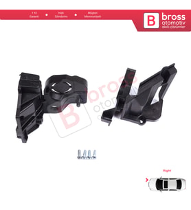 Peugeot 308 MK2 T9 2013-2021 4/5 Kapı 9807657780 İçin Sağ Ön Far Ayak Tamir Seti