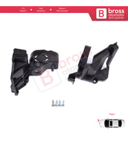 Peugeot 308 MK2 T9 2013-2021 4/5 Kapı 9807657780 İçin Sağ Ön Far Ayak Tamir Seti