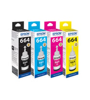 Epson T664 Mürekkep Seti CMYK 70 ML