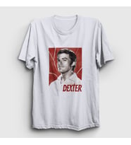 Presmono Unisex Beyaz Morgan Dexter T-Shirt 188828tt