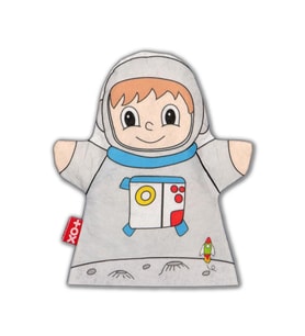 Tox Astronot Meslekler Keçe El Kukla T329 , Eğitici Oyuncak