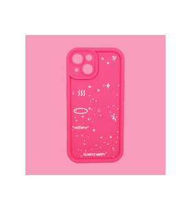 IPHONE 13; DESENLİ, KENARI ÇIKNTILI, DARBE ÖNLEYİCİ, KAMERA KORUYUCU LÜKS SLİKON KILIF (Pembe)