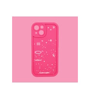 IPHONE 13; DESENLİ, KENARI ÇIKNTILI, DARBE ÖNLEYİCİ, KAMERA KORUYUCU LÜKS SLİKON KILIF (Pembe)