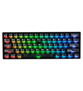AKKO MONSGEEK FUN60 Pro Black Hall Effect Glare Manyetik Switch 8K Hz ARGB Kablosuz Hotswap Türkçe Mekanik Gaming Klavye