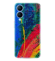 Vivo Y17S Kılıf Silikon Desen Özel Seri Ressam Sulu Boya 1600