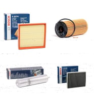 Bosch Filtre Bakım Seti BMW 4 SERİSİ F32 F36 420 d Dizel 190 Beygir 2013-2015 Hava + Yağ F + Yakıt F. + Polen Sardes