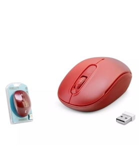 Eve-rest SMW-666K Kablosuz Optik Mouse 1500 DPI Kırmızı - Ergonomik