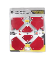 Valkyrie Mıknatıslı Manyetik Gönye Kaynak Tutucu 6'lı Set (Kırmızı)