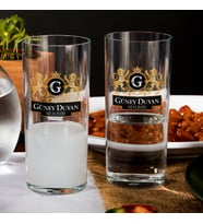 Aslan Figürlü Premium Kişiye Özel Rakı Kadehi Seti