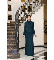 Dilara Abiye Zümrüt FVM208 (Zümrüt Yeşili)