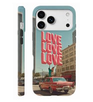 İPhone 17 Pro Max Pop Art Koleksiyonu Çift Katmanlı Essential Tough Telefon Kılıfı