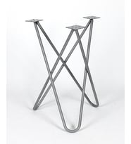 Metal Sehpa Ayağı K092 Gri Renk (Siyah)
