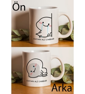 Dayan Ali Cabbar Baskılı Kupa Bardak