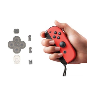 Nintendo Switch Sağ İç Lastik Seti NS Joycon Right Rubber Pad Button Set (Beyaz)