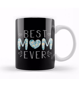 Best Mom Ever Anneler Günü Kupa Bardak Porselen