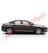 Citroen C5 Krom Cam Çıtası Tk 2008 Üzeri 6 Prç Paslanmaz Çelik