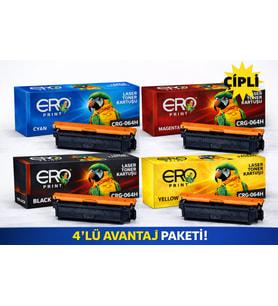 064H Canon LBP-720C Serisi Muadil Toner - 4 Renk Set