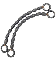 Angel Çanta Aksesuar 20 mm Oval Ahşap Boncuklu 40 cm Siyah Renk Çanta Sapı