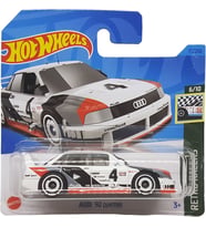 Hot Wheels - Audi ´90 Quattro - Retro Racers 6/10 - Hkg35 - Short Card - Good Year - Beyaz - Mattel  (Çok Renkli)