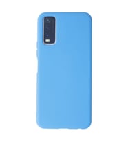 Vivo Y11s Kılıf Nano İçi Kadife Silikon - Mavi