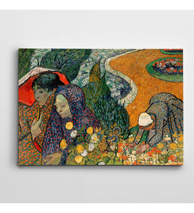 Vincent Van Gogh Memory Of The Garden At Etten Ladies Of Arles Kanvas Tablo