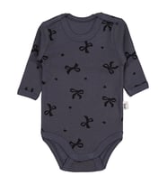 Civil Baby Fiyonk Empirme 1-36 Ay Çıtçıtlı Badi - Gri