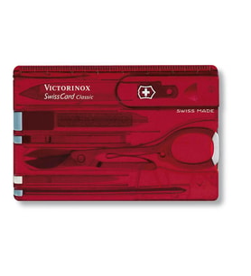 Victorinox 0.7100.TB1 SwissCard Classic (Blisterli) (Kırmızı)