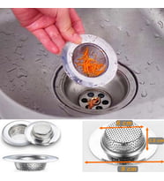 9 Cm Büyük Boy Paslanmaz Çelik Lavabo Süzgeci - Evye Süzgeci - Eviye Süzgeç